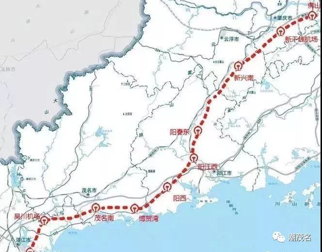 廣湛高鐵最新規(guī)劃圖，時(shí)代速度與未來方向揭秘