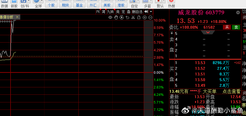 威龍股份股票深度解析，探究投資價(jià)值的潛力與機(jī)遇