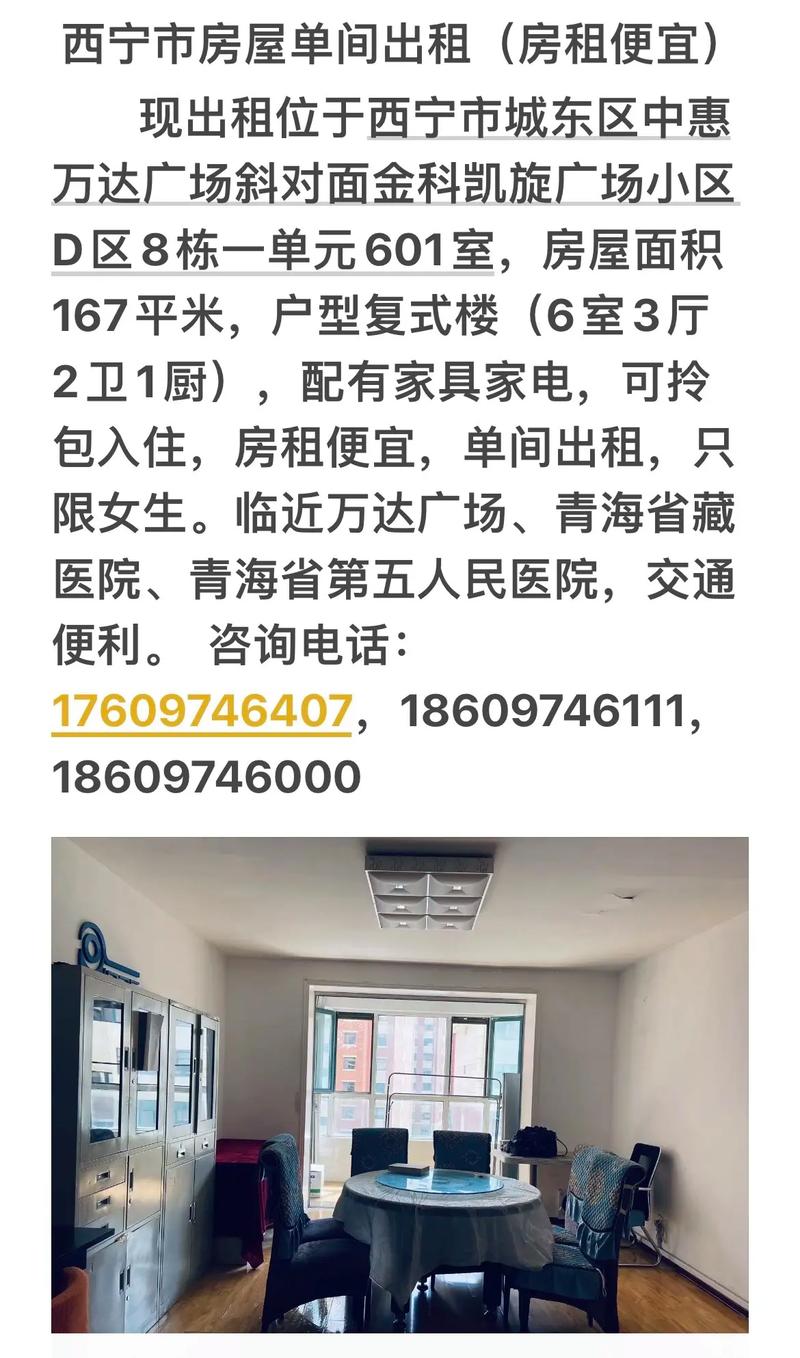 西寧房屋出租最新信息及概覽